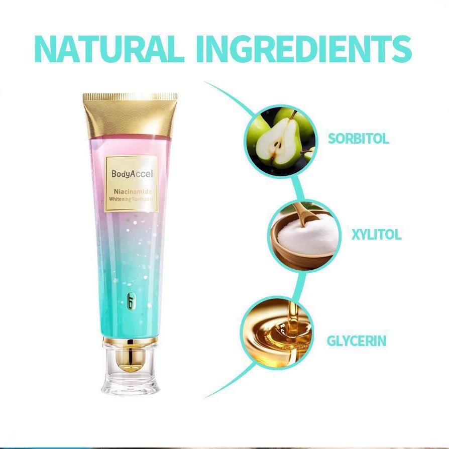 BodyAccel Niacinamide Whitening Toothpaste