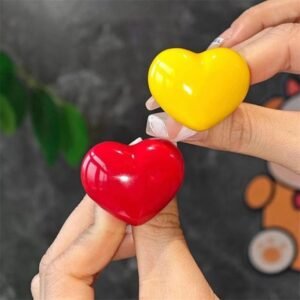 Handle Toilet Press Button Heart Shaped Press
